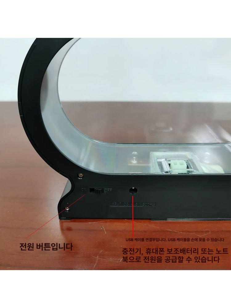 고양이 어항 물멍 미니 해파리 움직이는 거실 놀이 장식 터널 냥플릭스 수족관 리모콘 - 상세 이미지 4