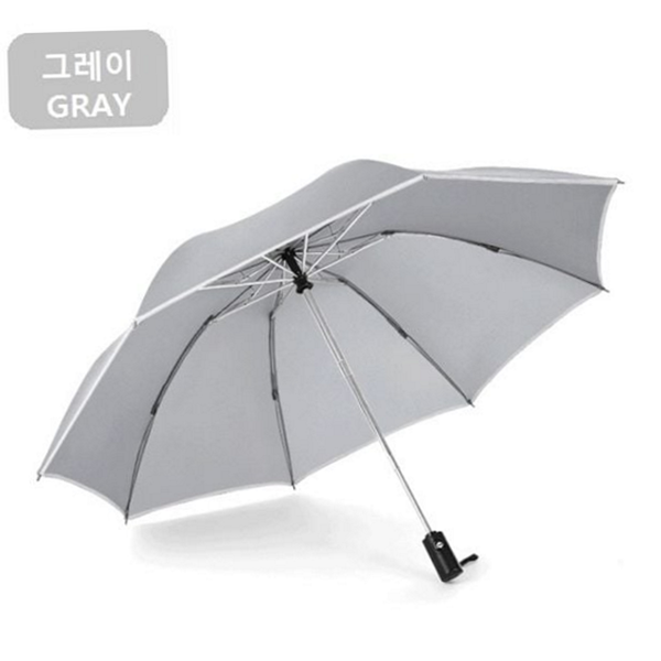 원터치 자동 반사 우산 라이트 led 방풍 우산 휴대용 초경량 - 상품 이미지