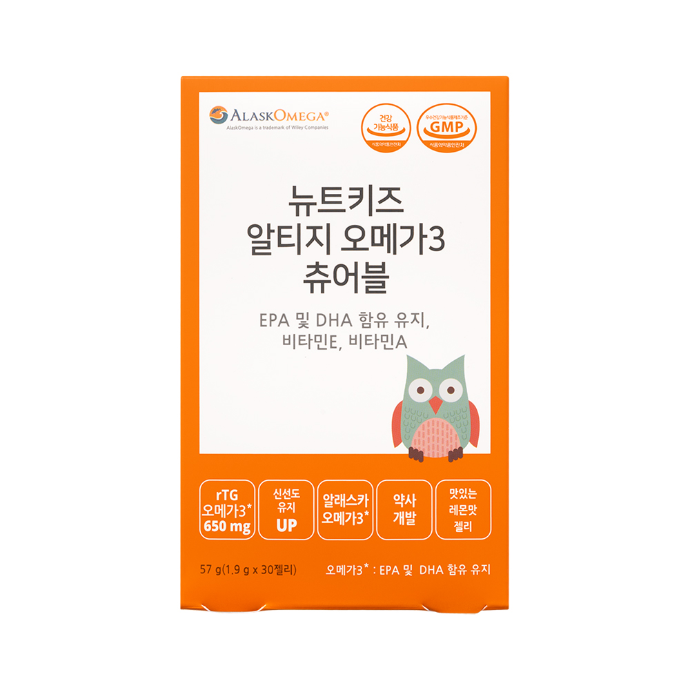 어린이 오메가3 오메가3 추천 뉴트키즈 RTG 어린이 건강 구미형 오메가3