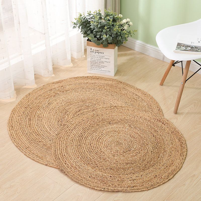 라탄러그 내추럴 라탄 카페트 빈티지 원형 매트 와비사비 원형 직경 60cm - 상세 이미지 3