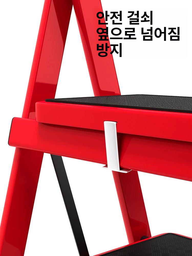 실내사다리 4단 5단 계단형 가정용 사다리 실내 가정용사다리 작업용 주방 안전발판 휴대용 - 상세 이미지 2