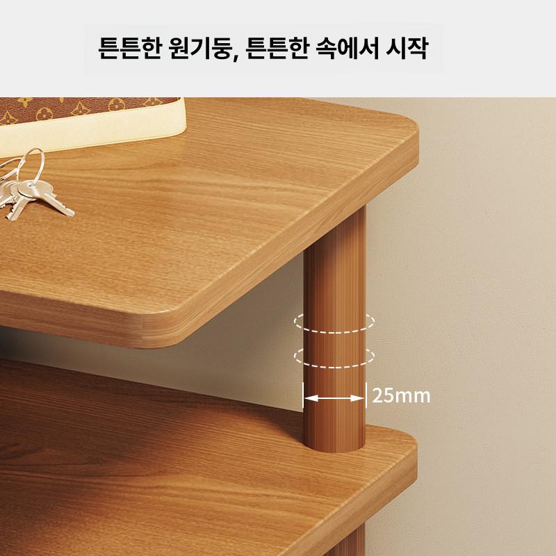 정리대 오픈형 신발장 대용량 선반 식당 수납장 신발 학원 업소용 원목 랙 학교 헬스장 - 상세 이미지 5
