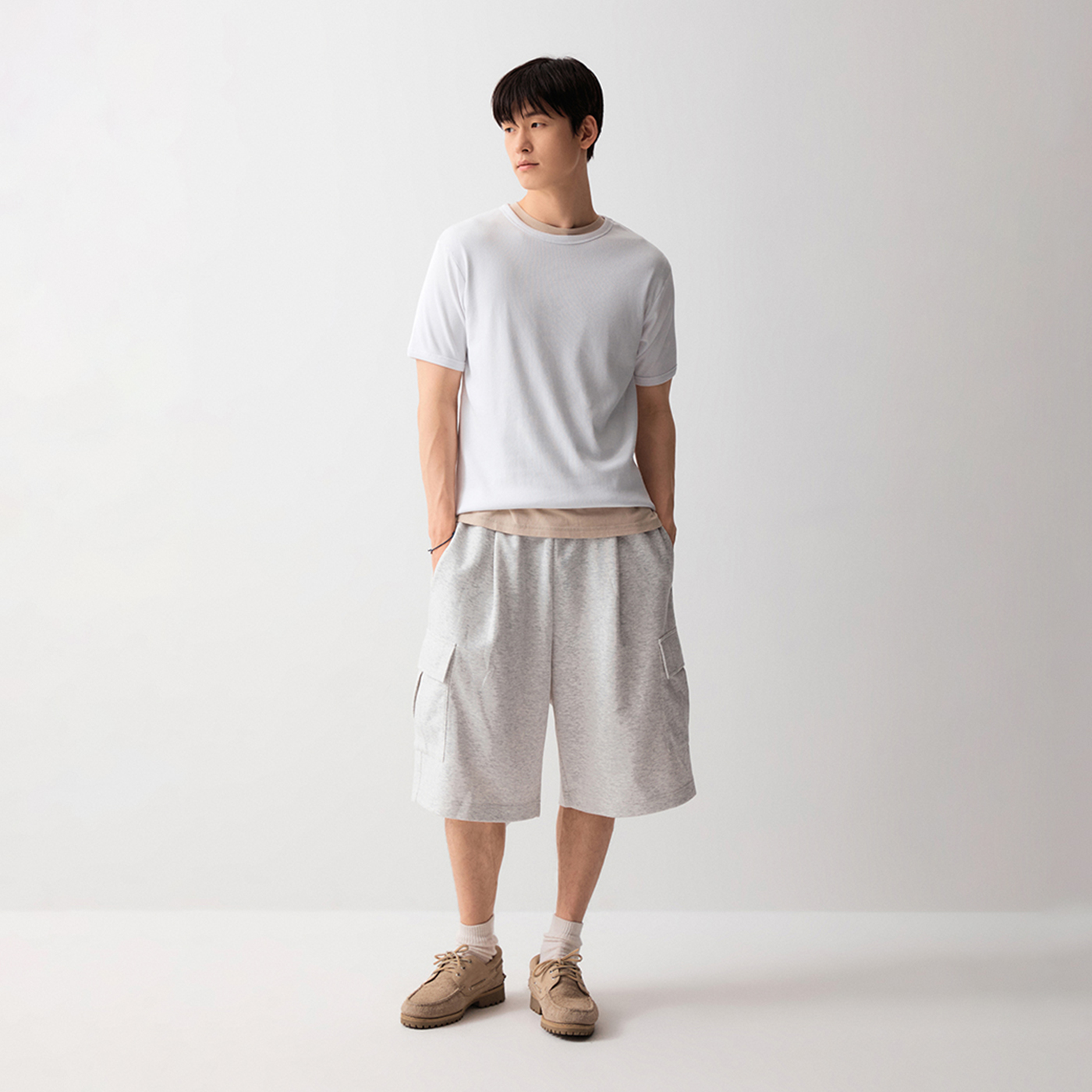 네이버 스파오 카고 버뮤다 쇼츠 SPMTG25C61
