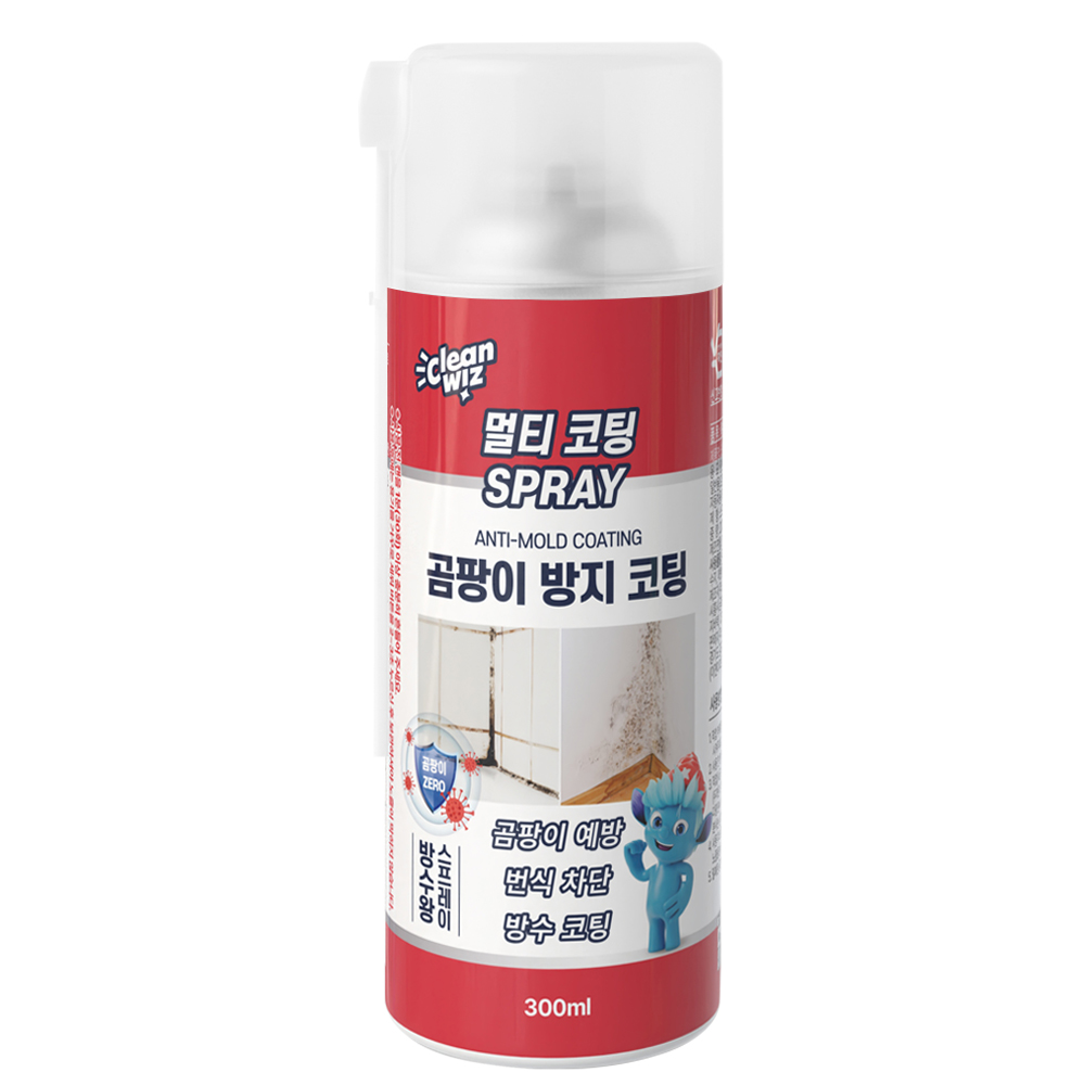 크린위즈 멀티 곰팡이 방지 제거제 스프레이 코팅제 300ml 투명 백색 - 상세 이미지 3
