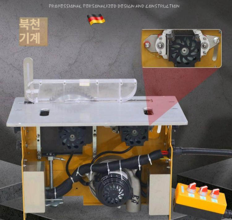 테이블 쏘 목재 다이 원형톱 전기톱 집진 휴대용 조기대 목공테이블 미니 테이블쏘 절단 - 상세 이미지 3