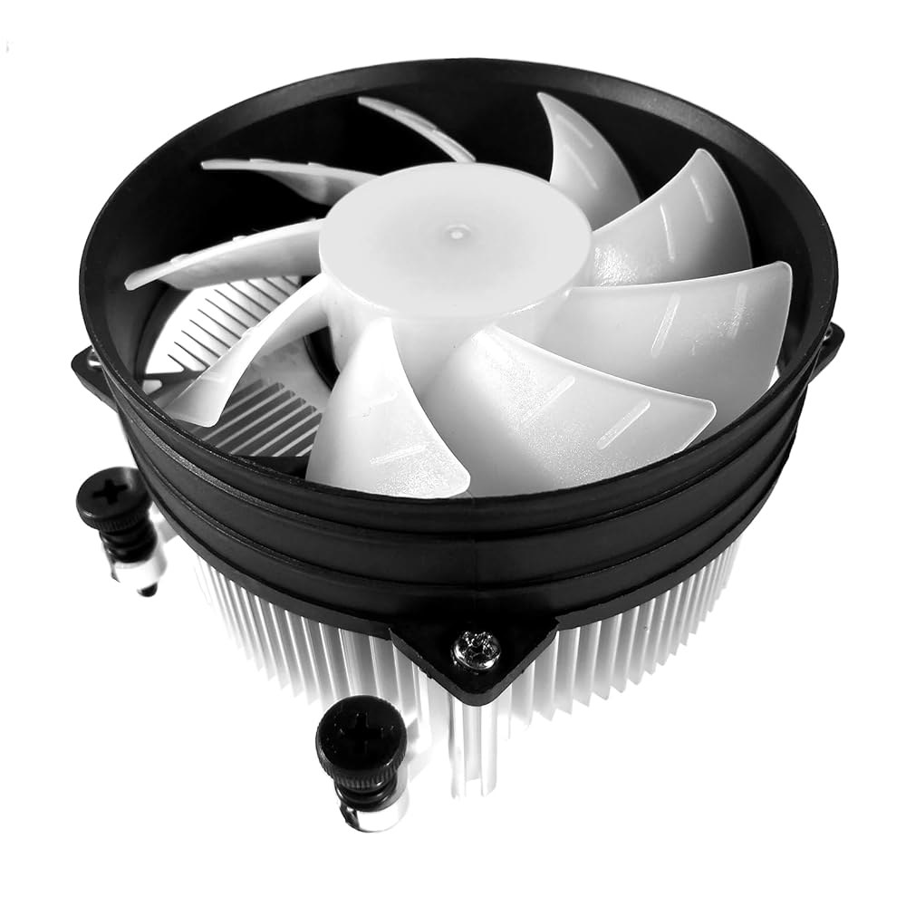 TRONWIRE TW-25 95W RGB LED CPU 쿨러 알루미늄 방열판 4핀 PWM 92mm 팬 사전 적용 열 페이스트 AMD 소켓 AM5 AM4 데스크탑 PC 컴퓨터용 - 상세 이미지 3