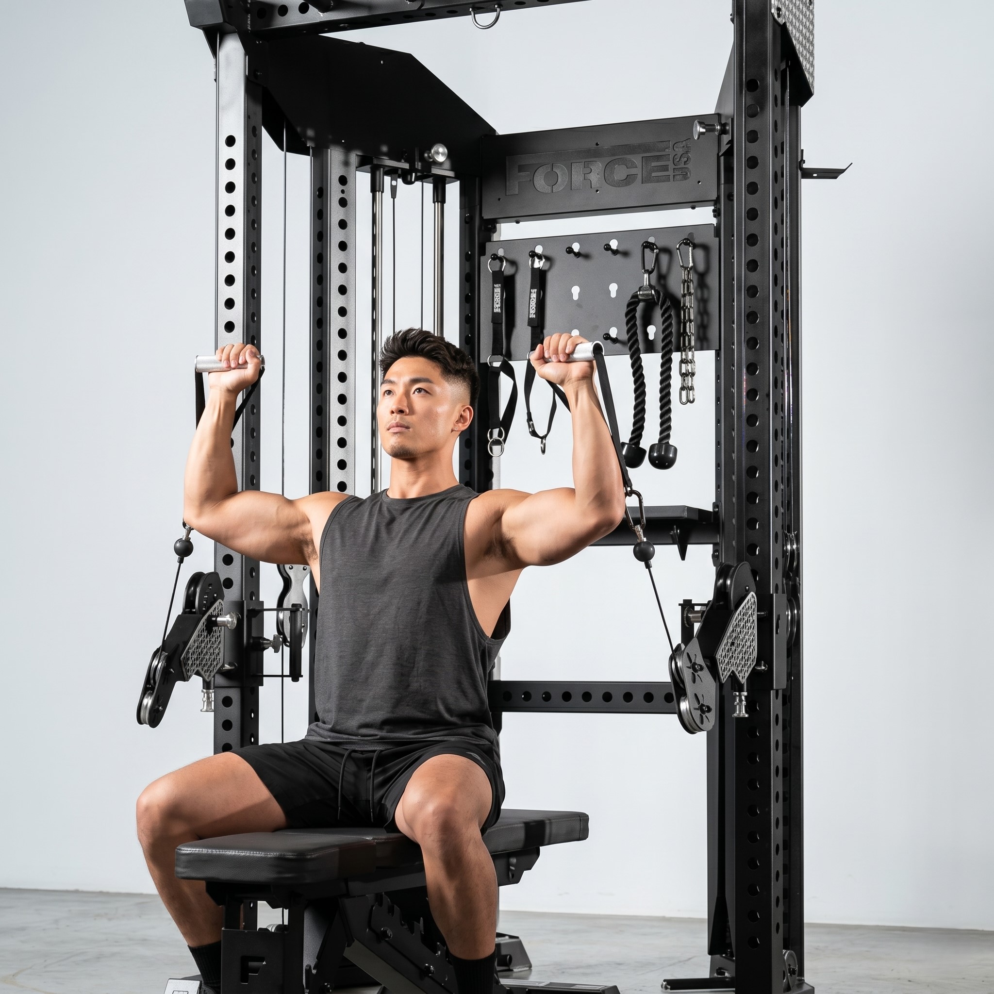 [Force 페스티벌] Force USA Functional Trainer Rack 올인원 듀얼폴리 멀티 파워랙 - 상세 이미지 4