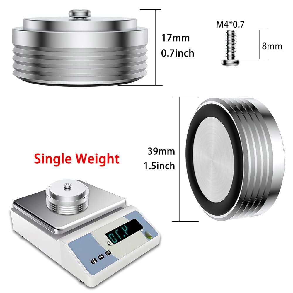 오디오캐스트 IF3917S 하이파이 스피커 격리 발 패드 4PC 알루미늄 39x17mm 실버 충격 흡수 진동 감쇠기 바닥 보호기 오디오 서브우퍼 CD DVD 앰프 턴테이블 DAC용 - 상세 이미지 2