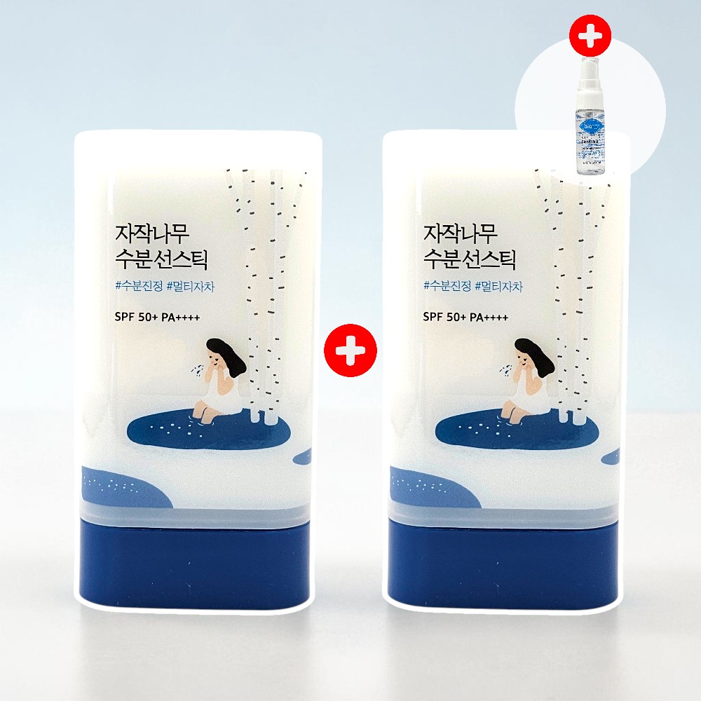 라운드랩 자작나무 수분 선스틱 19g (+19g 바디미스트 20ml 추가) 기획 - 상품 이미지
