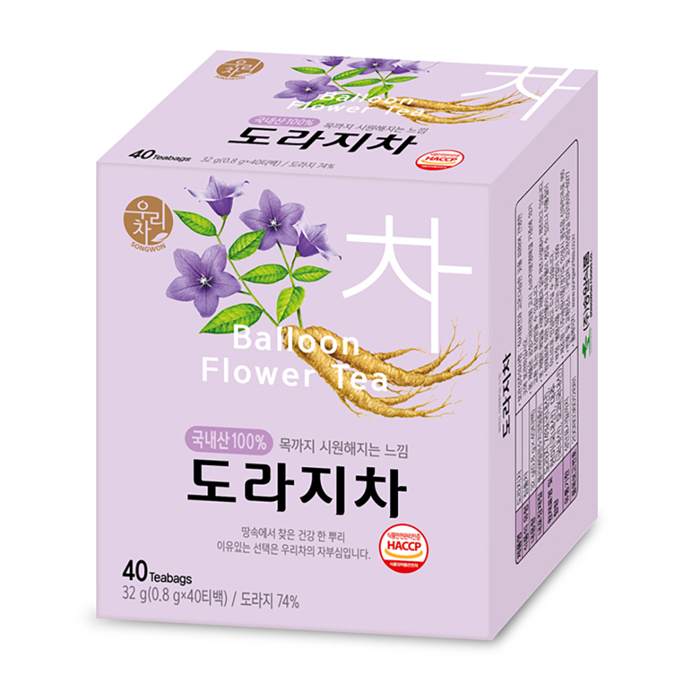 송원 도라지차 40티백 - 상품 이미지