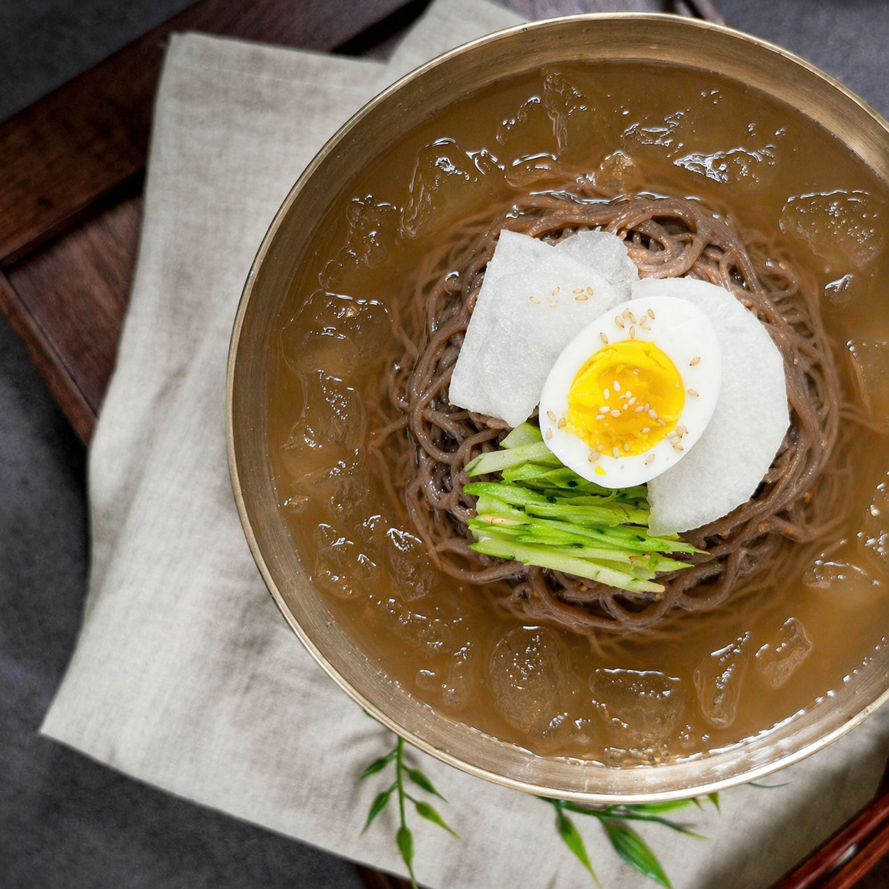 [살얼음동동] 수제 칡냉면 1인분 - 상품 이미지