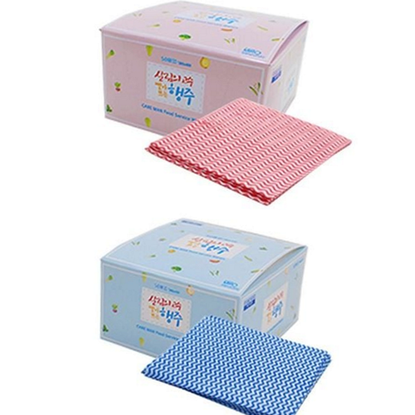 일회용 주방 행주 흡수력 청소 행주 다용도 대용량 접이형 - 상품 이미지