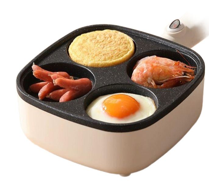 전기 계란 후라이팬 쿠커 조식 전기계란후라이 전기계란후라이팬 에그팬 팬 원형 토스트 - 상세 이미지 2