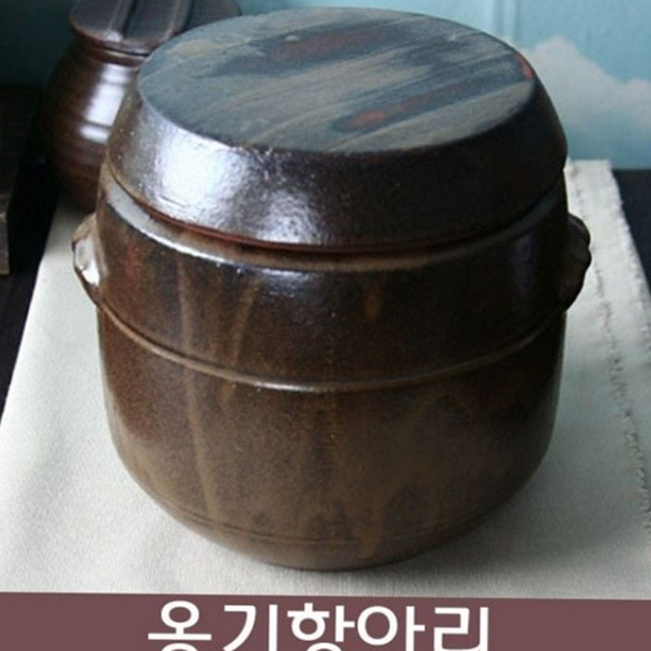 전통 옹기 항아리 숙성 소금 항아리 현관 주방 - 상품 이미지