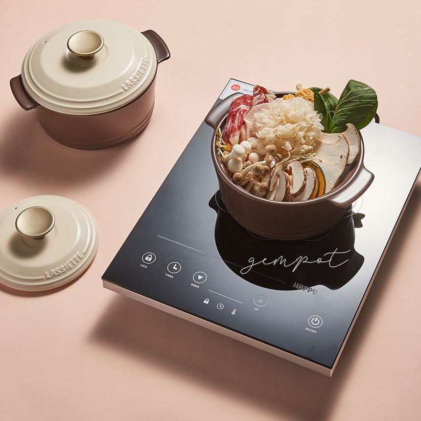 세라믹 내열 무균열 뚝배기 특허 직화 냄비 골드에디션 14cm 이미지 7