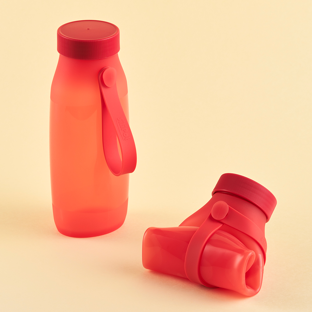 실리팟 프리미엄 실리콘 등산 운동 핸디보틀 물병  400ml 국내생산 - 상세 이미지 2