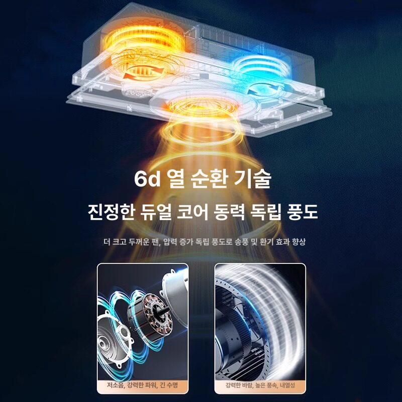 천장형 화장실 온풍기 천정형 욕실 방수 히터 난방기 스위치 환기 전기히터 배기팬 전기 - 상세 이미지 3