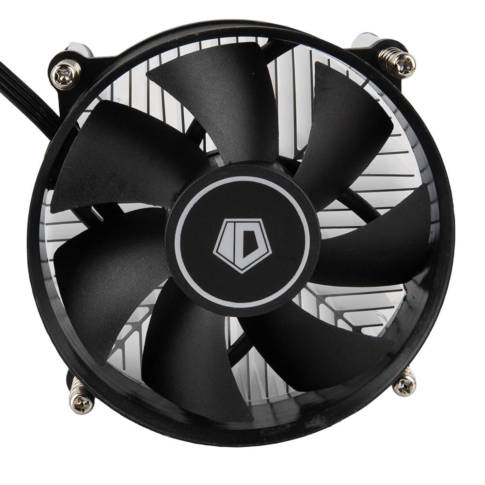 인텔 LGA1200/115X용 DK-15 PWM CPU 쿨러, 57mm 높이 로우 프로파일 데스크톱 컴퓨터 프로세서 에어 쿨러(알루미늄 핀 포함), 4핀 92mm 팬, TDP 65 - 상세 이미지 2