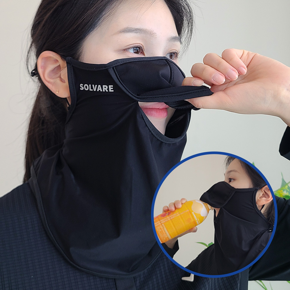 네이버 솔바레 국산 자외선차단마스크 쿨 마스크