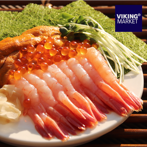 바이킹마켓 홈마카세 세트 (단새우+우니+감태) 보라성게 단새우회 성게알 파인다이닝 이자카야