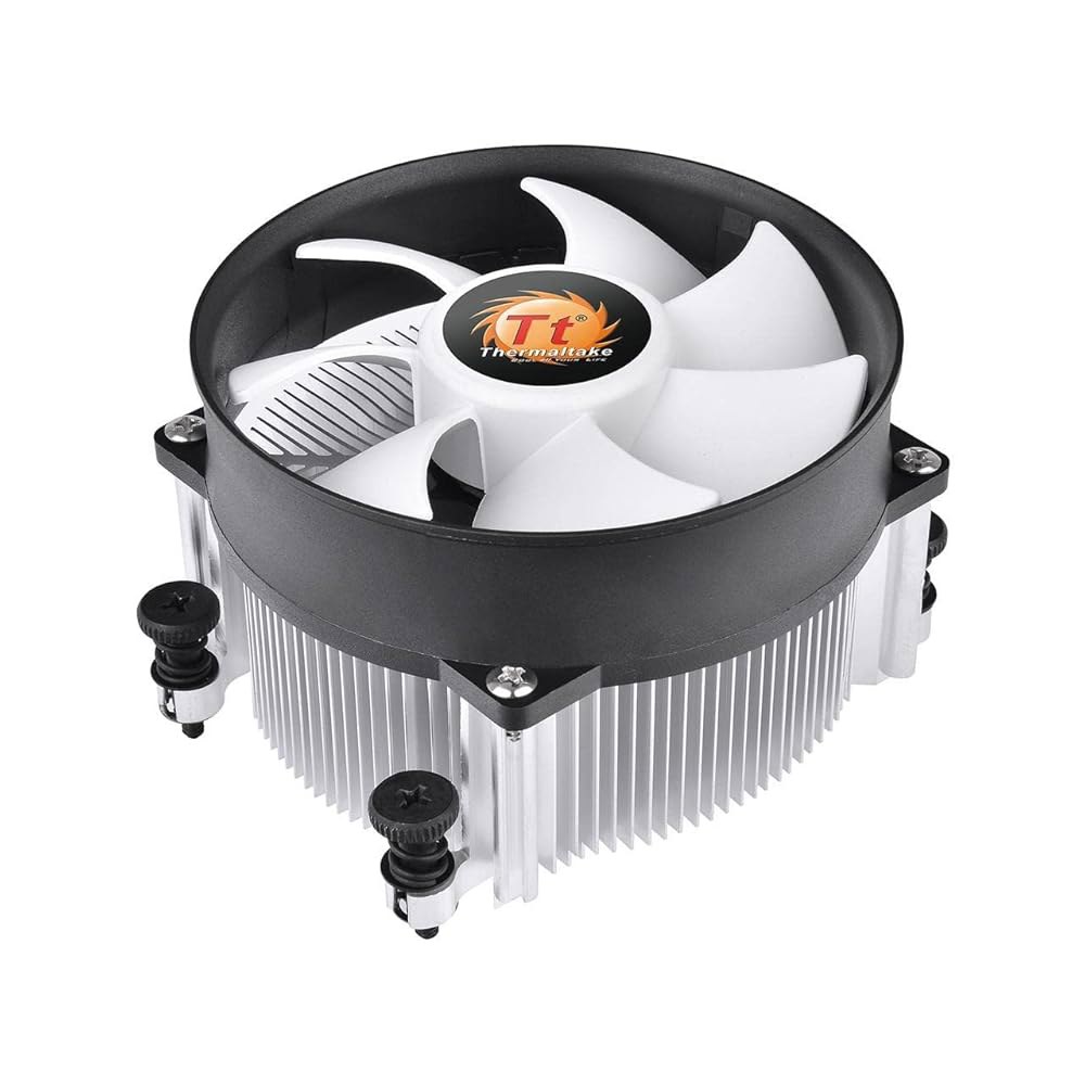 Thermaltake 95W Gravity A2 CPU 쿨러 데스크톱용, 92mm 4핀 PWM 1200~3500rpm 알루미늄 압출 냉각 팬(AMD AM5 AM4 CL-P078-A - 상품 이미지