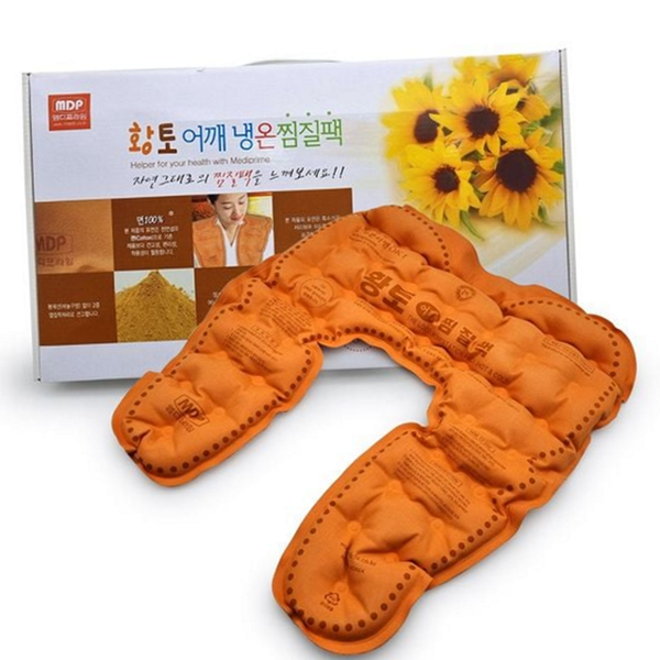 면온 황토 냉온 온찜질 복부 어깨 허리 전자레인지 - 상품 이미지