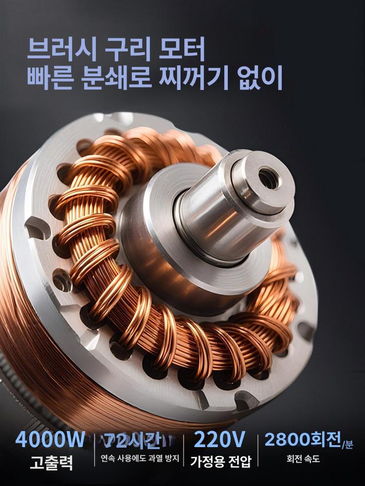 업소용 두부 콩가는기계 도토리 전기맷돌 콩 휴대용 상업용 콩가는 제분기 기계 메주 대형 - 상세 이미지 4