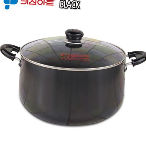 업소용 주방 곰솥 경질 알루미늄 곰솥 대용량 28cm 인덕션 가마솥 - 상품 이미지