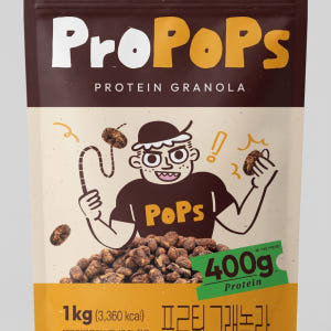 [대용량] 프로팝스 프로틴 그래놀라 단백질 씨리얼 1kg, 1개 맛있게 먹은 솔직 후기 - 상품 이미지 1