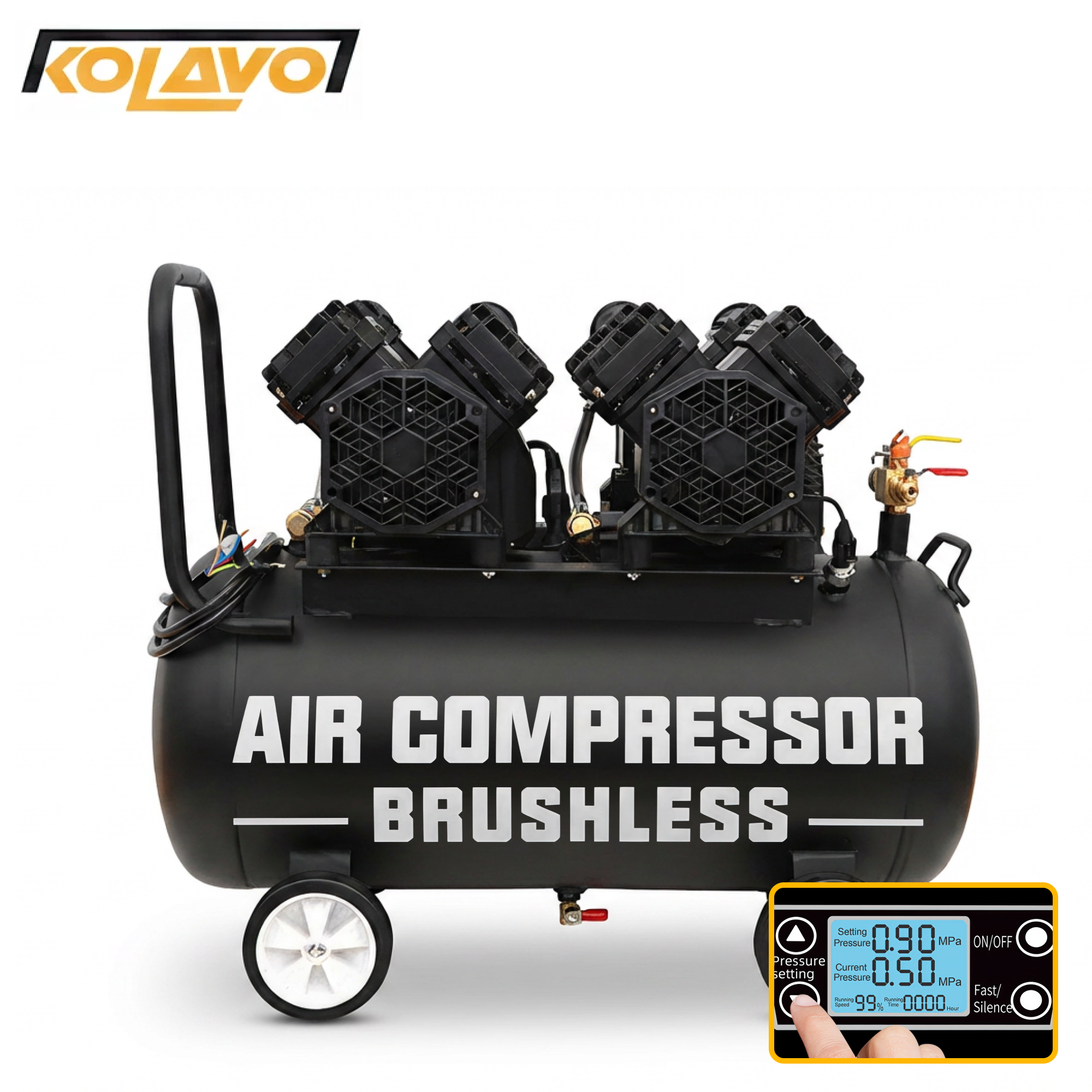 콜라보 콤프레샤 DC992 브러쉬리스 3000W 저소음 50L - 상품 이미지