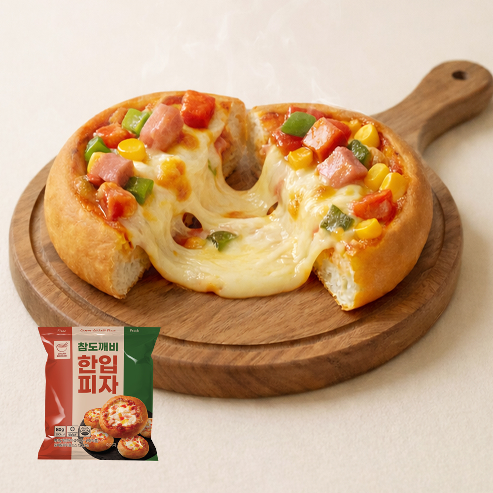 참도깨비 콤비네이션 꼬마 피자80g 3팩 - 상품 이미지