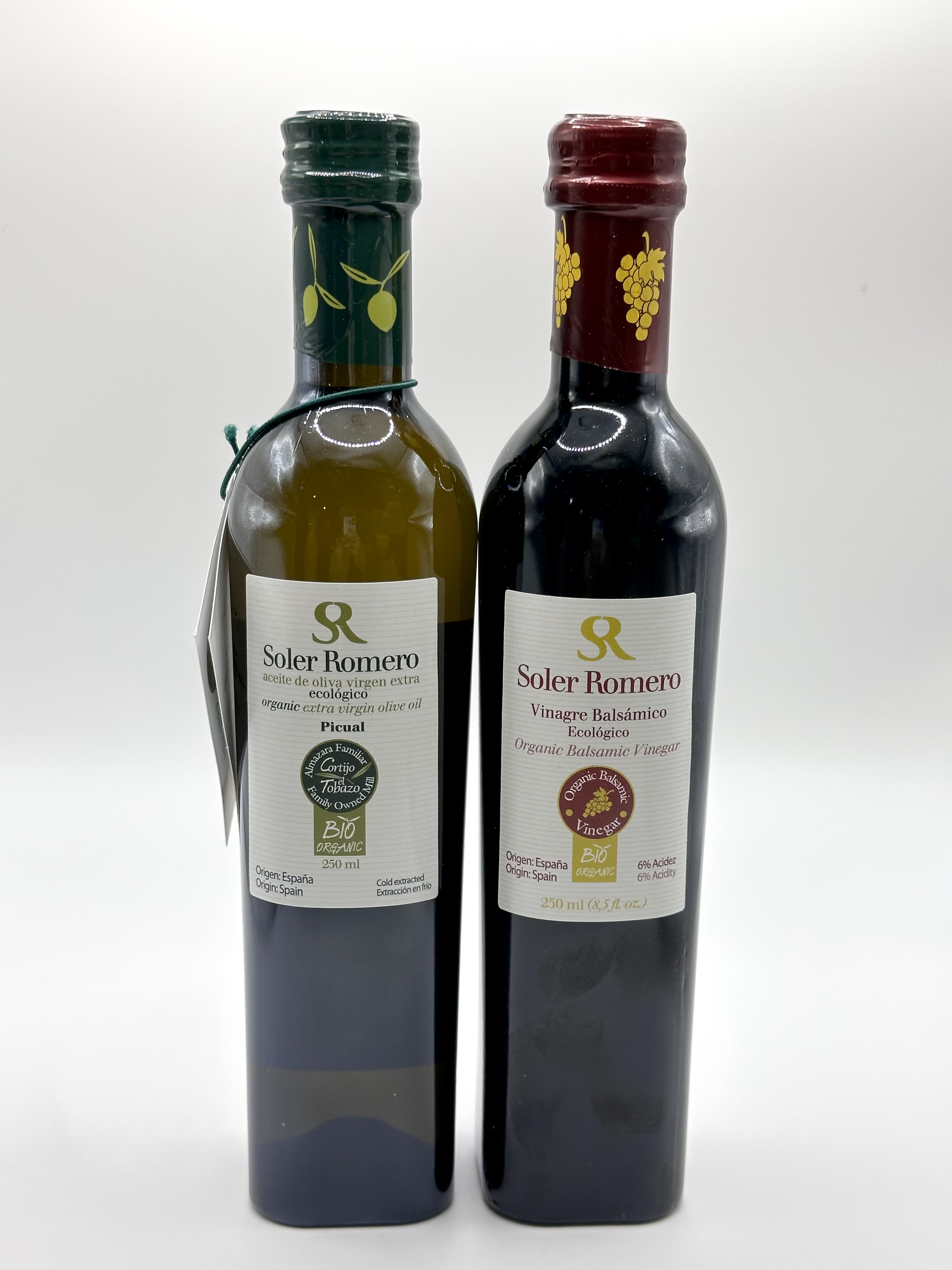 솔레르로메로 유기농 엑스트라버진 올리브오일 250ml & 발사믹 식초 250ml 선물세트 - 상세 이미지 5