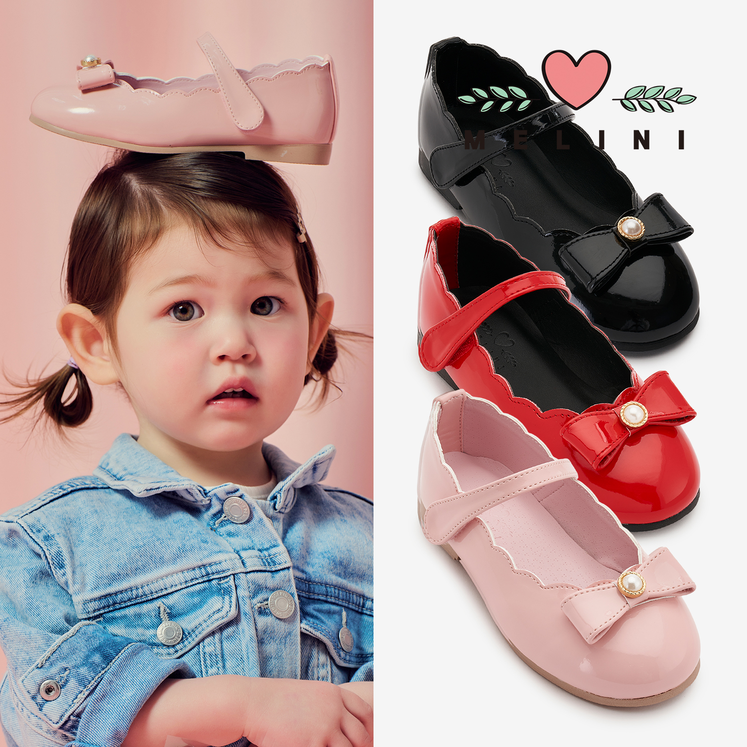 [멜리니] 여아구두 다이애나 3종 유아 키즈 신발 - 상품 이미지