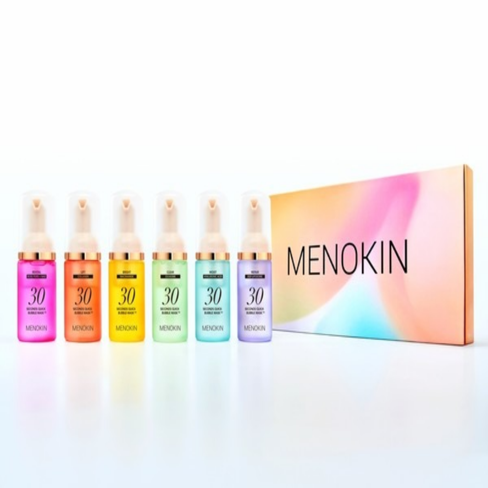 메노킨 미니 30초버블팩 버블마스크팩 디스커버리 30ml 6종 세트 - 상품 이미지