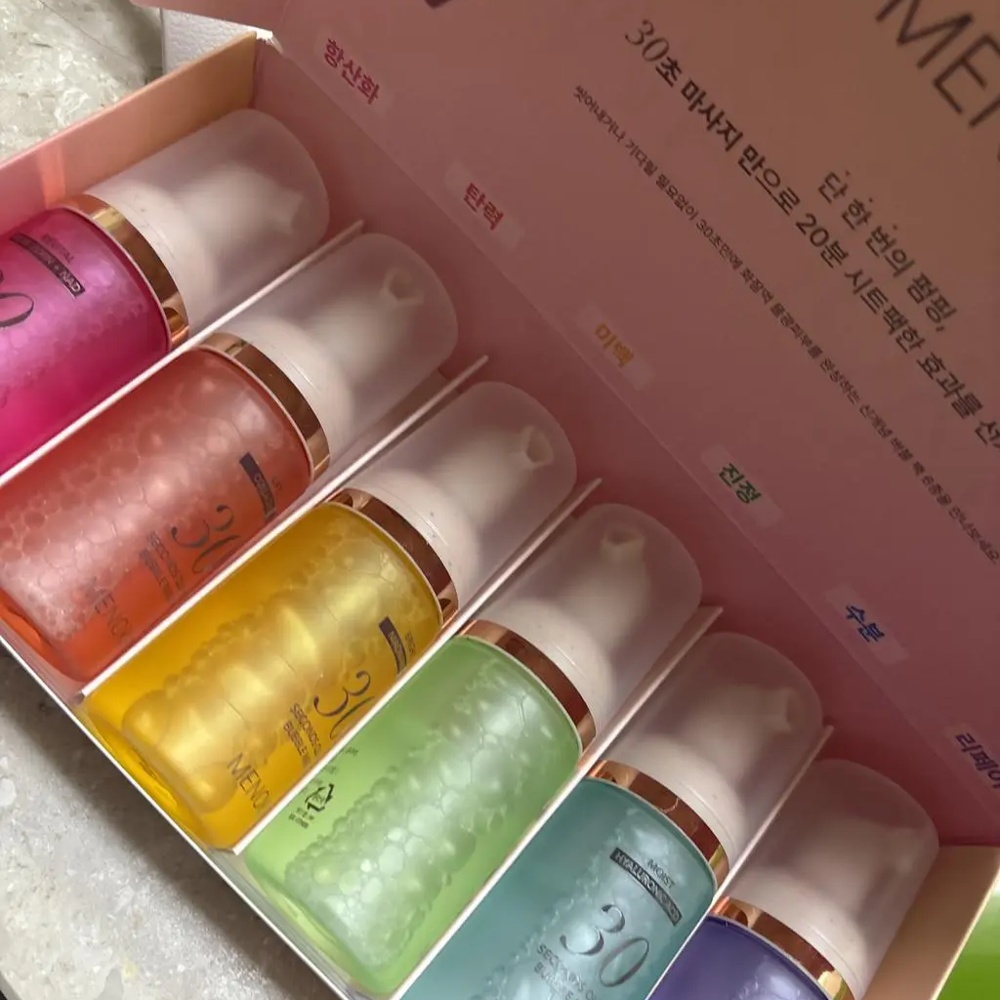 메노킨 미니 30초버블팩 버블마스크팩 디스커버리 30ml 6종 세트 - 상세 이미지 2