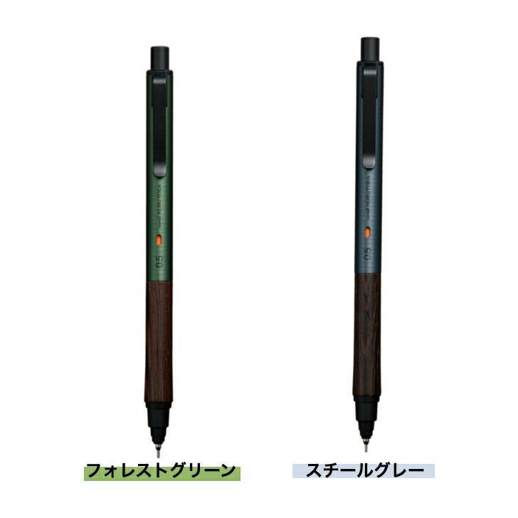 미쓰비시 쿠루토가우드 0.5mm 수능 고급 샤프 M5KW1P 2388 wood 목제그립 - 상세 이미지 5