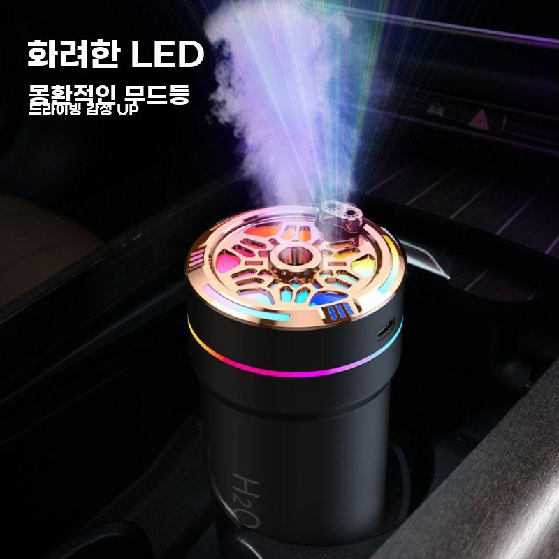 차량 은하수 무드등 가습기 자동차 실내 별빛 라이트 앰비언트 USB 베이지 2색 별빛 이미지 7