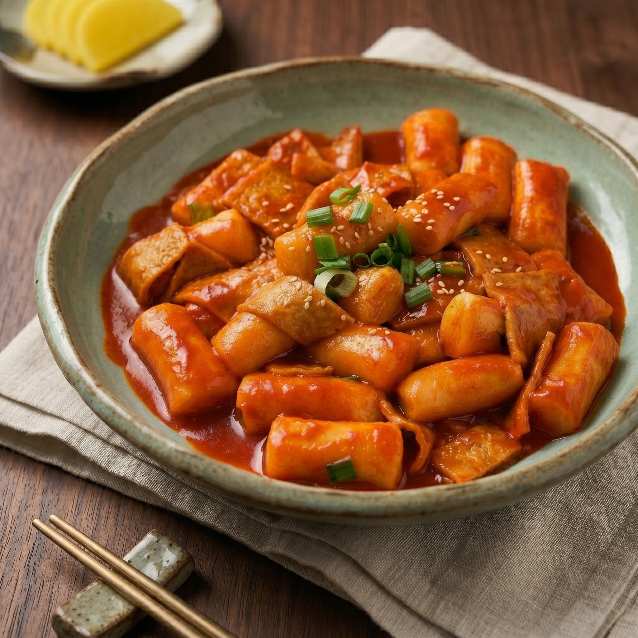 용득이 옛날 떡볶이 국내산 쌀 캠핑 밀키트 세트 기본맛, 540g, 1개 - 상품 이미지