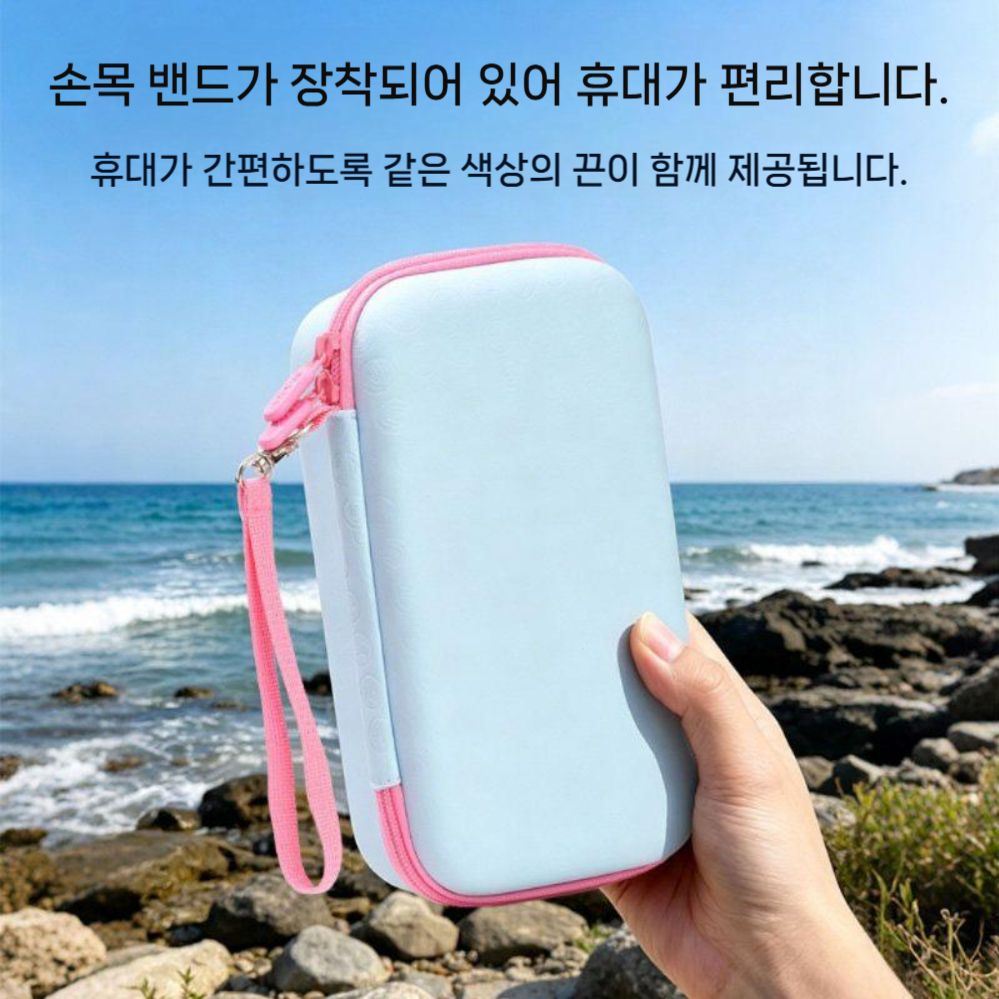 오즈모 포켓4 실리콘 카메라 보호 케이스 손목 스트랩 보호 필름 파스텔 가방 세트 - 상세 이미지 3