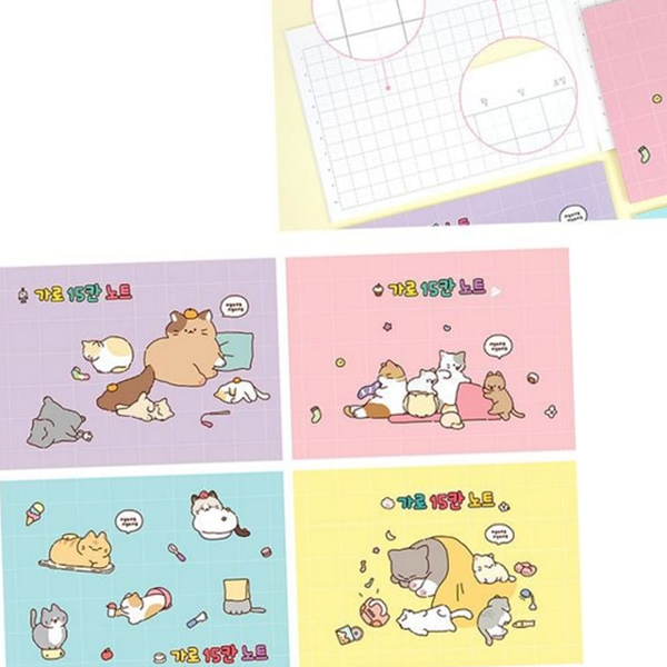 가로 초등 받아쓰기 노트 쓰기 초등 국어 공책 15칸 한글 - 상품 이미지