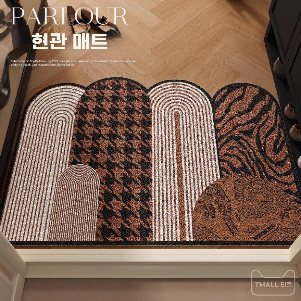빈티지 현관입구 매트 엔틱 도어매트 북유럽 러그 카펫 A 40x60cm - 상세 이미지 4