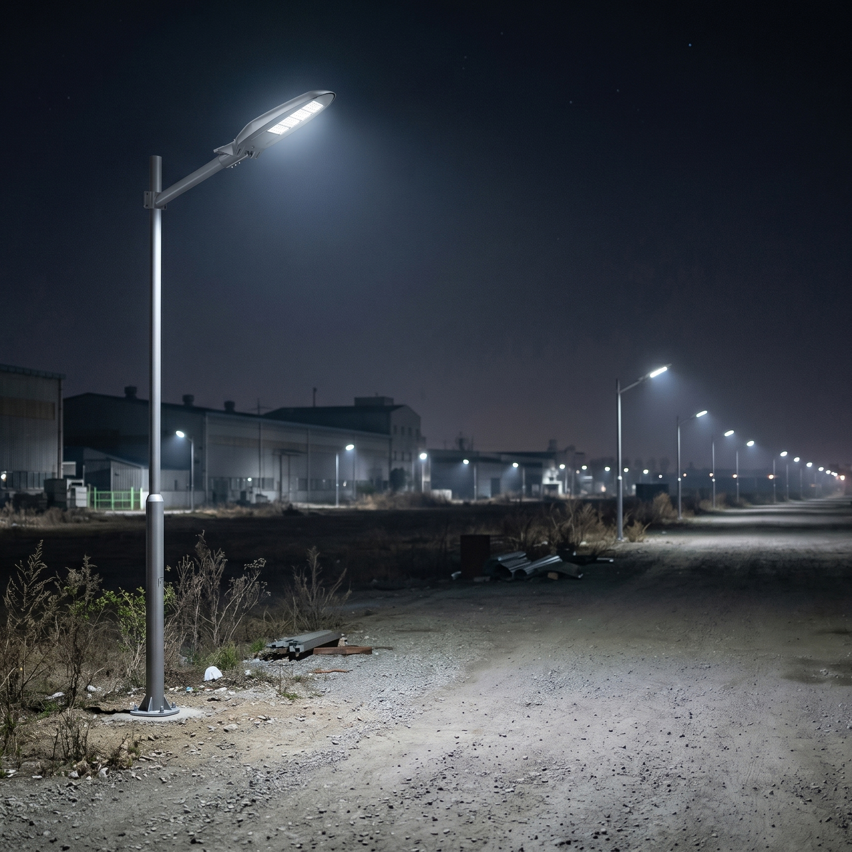 전기 LED 가로등헤드 150W 가로등주 아파트 상가 공장 도로 주차장 등기구 보안등 외등 이미지 8