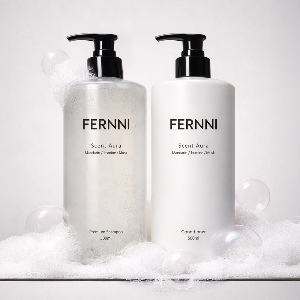 [SET] 페르니 한지혜 샴푸 센트아우라 탈모 샴푸 500ml + 컨디셔너 500ml - 상세 이미지 2