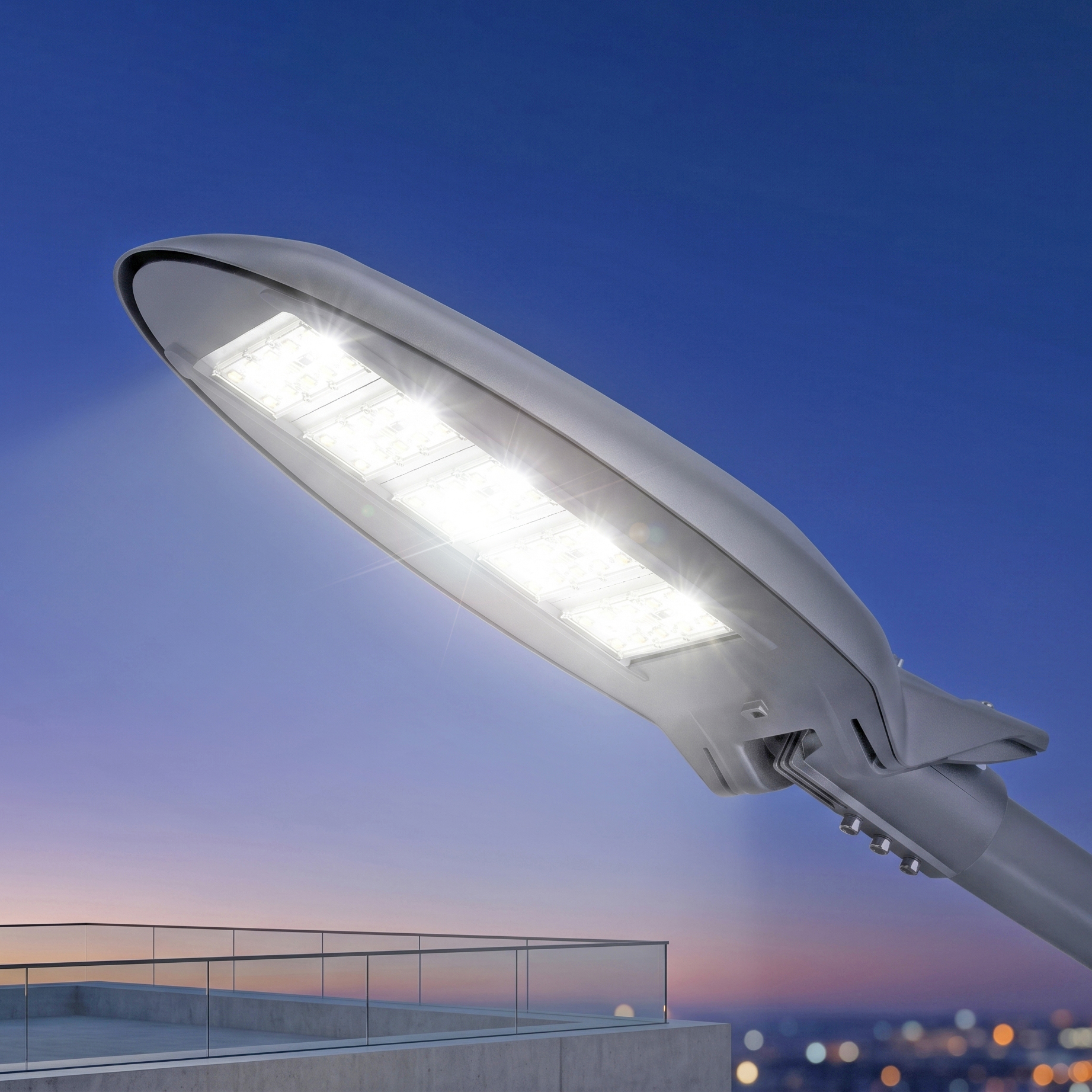 전기 LED 가로등헤드 150W 가로등주 아파트 상가 공장 도로 주차장 등기구 보안등 외등 이미지 6