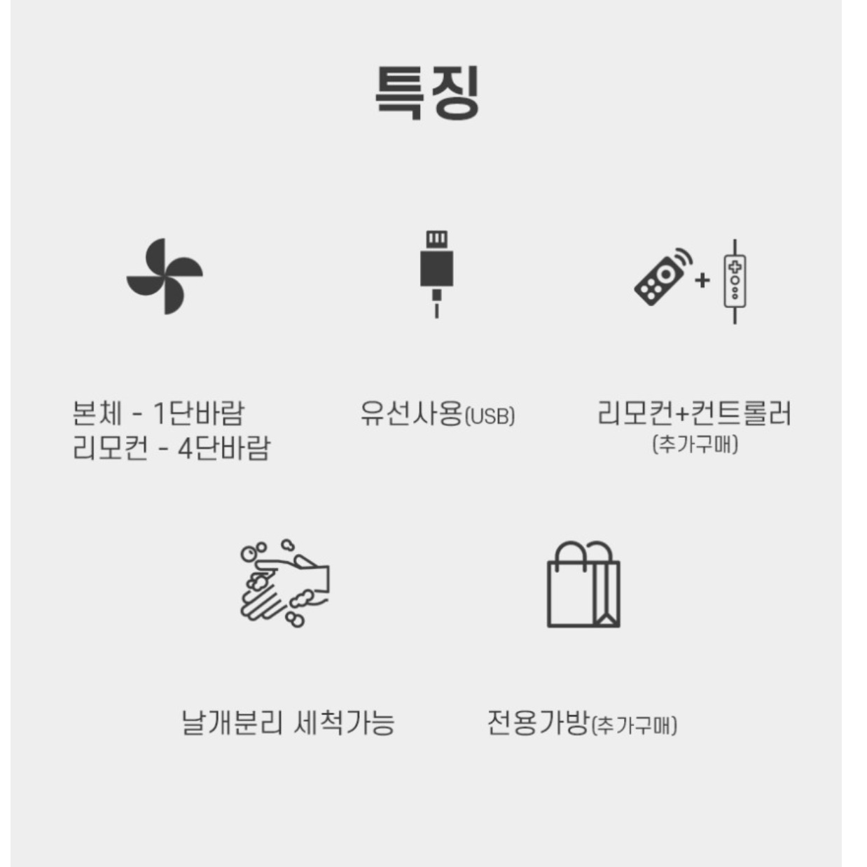 타프 텐트 선풍기 작은 천정 선풍기 낮은 천장 실링팬 - 상세 이미지 3