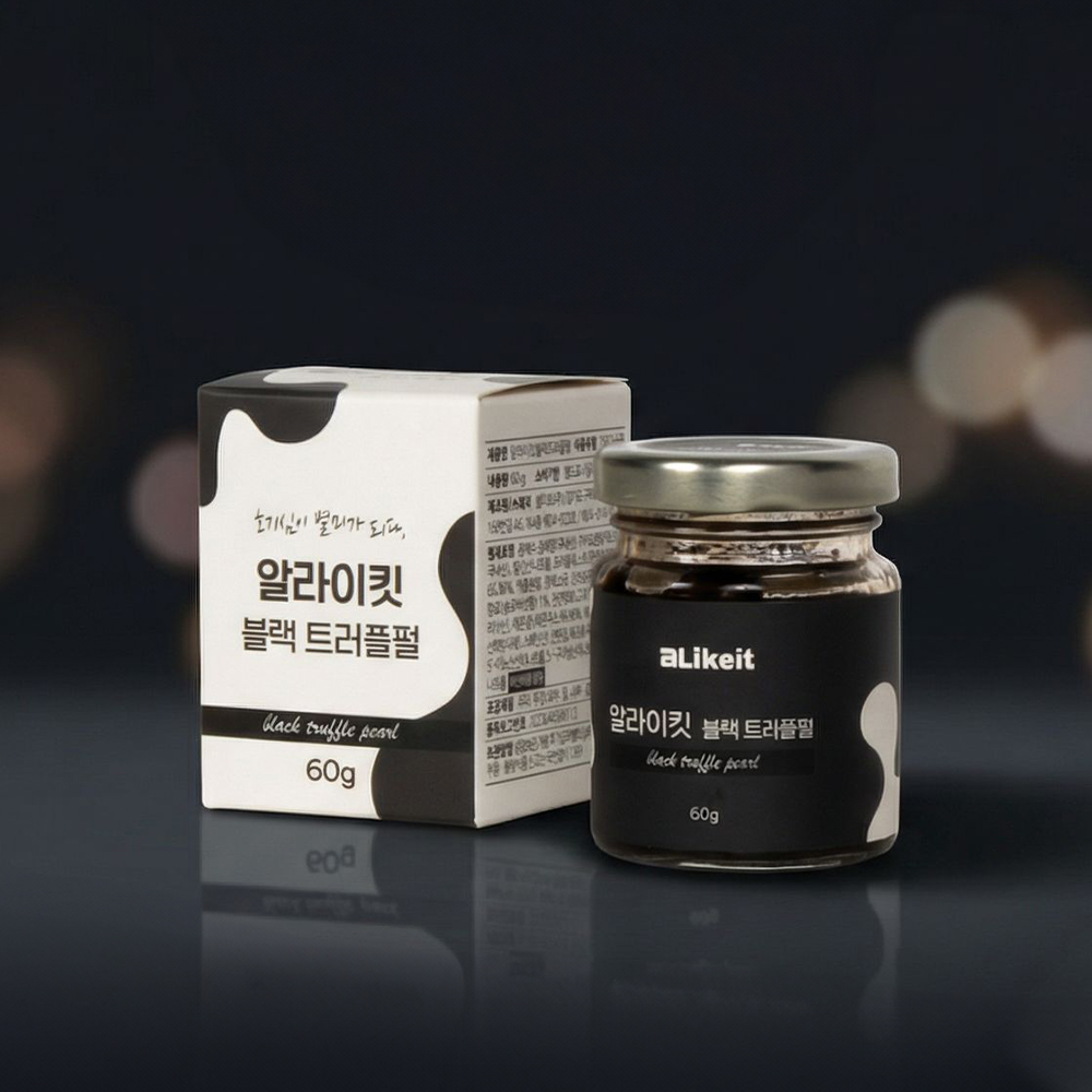 알라이킷 블랙 트러플펄 파스타 스테이크 샐러드 소스 저칼로리 제로슈거 60g, 1개 - 상세 이미지 4