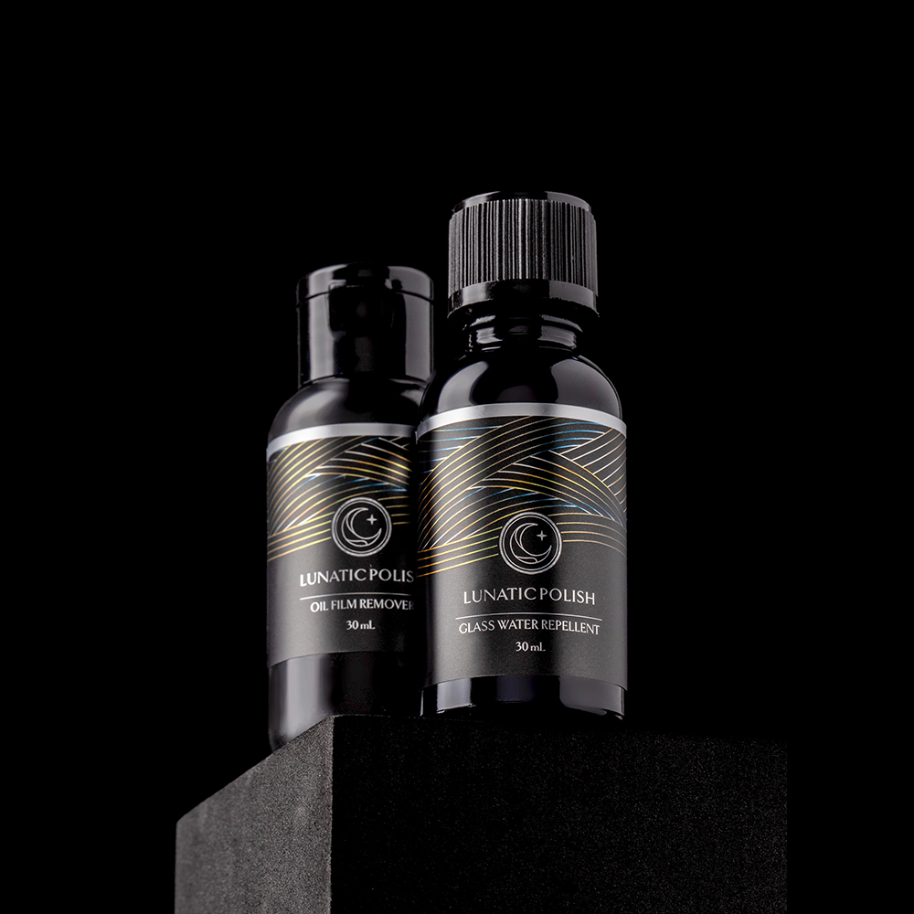[루나틱폴리시]글래스 마스터 자동차유막제거제 30ml+발수코팅제 30ml 산화세륨 - 상세 이미지 2