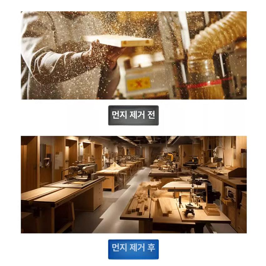 집진기 이동식 흡진기 제연기 2.2kw 제거 상품 정화기 먼지 벽난로 청소 - 상세 이미지 4