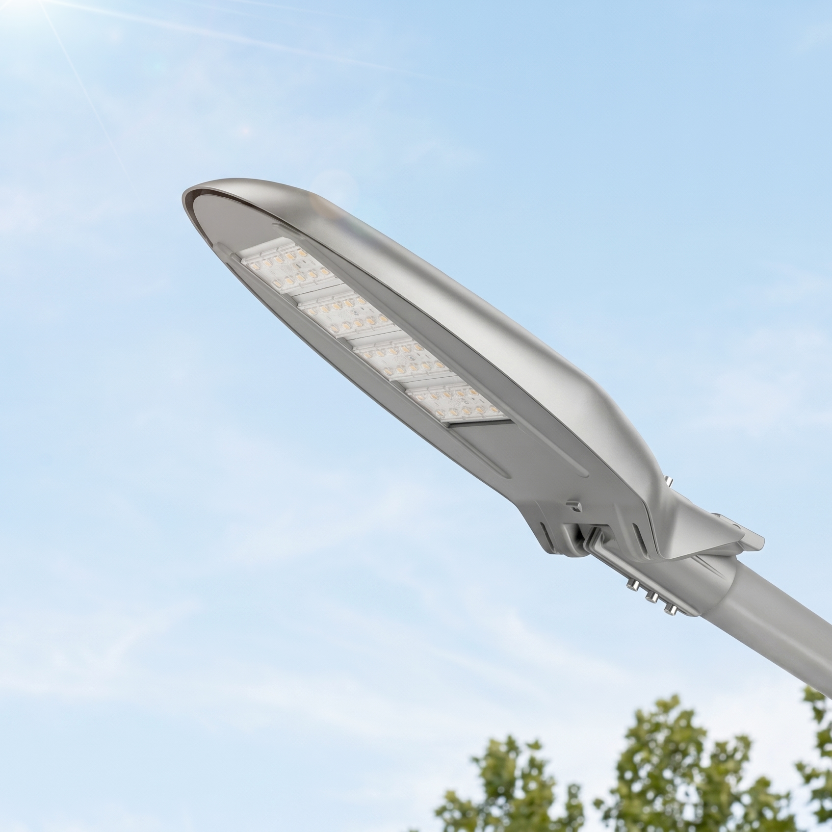 전기 LED 가로등헤드 150W 가로등주 아파트 상가 공장 도로 주차장 등기구 보안등 외등 - 상세 이미지 5