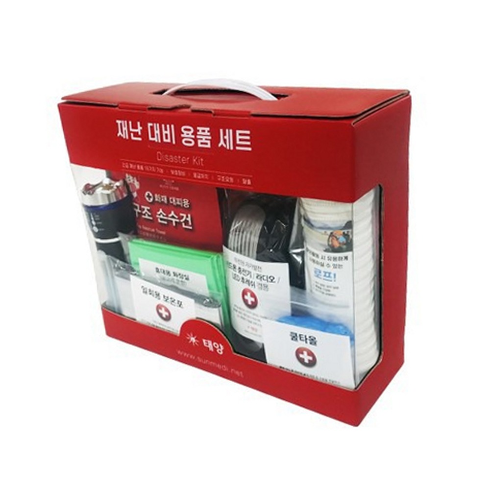 비상조명재난키트 화재대피구조활동생존키트 안전칼위기상황재난대비세트 - 상품 이미지